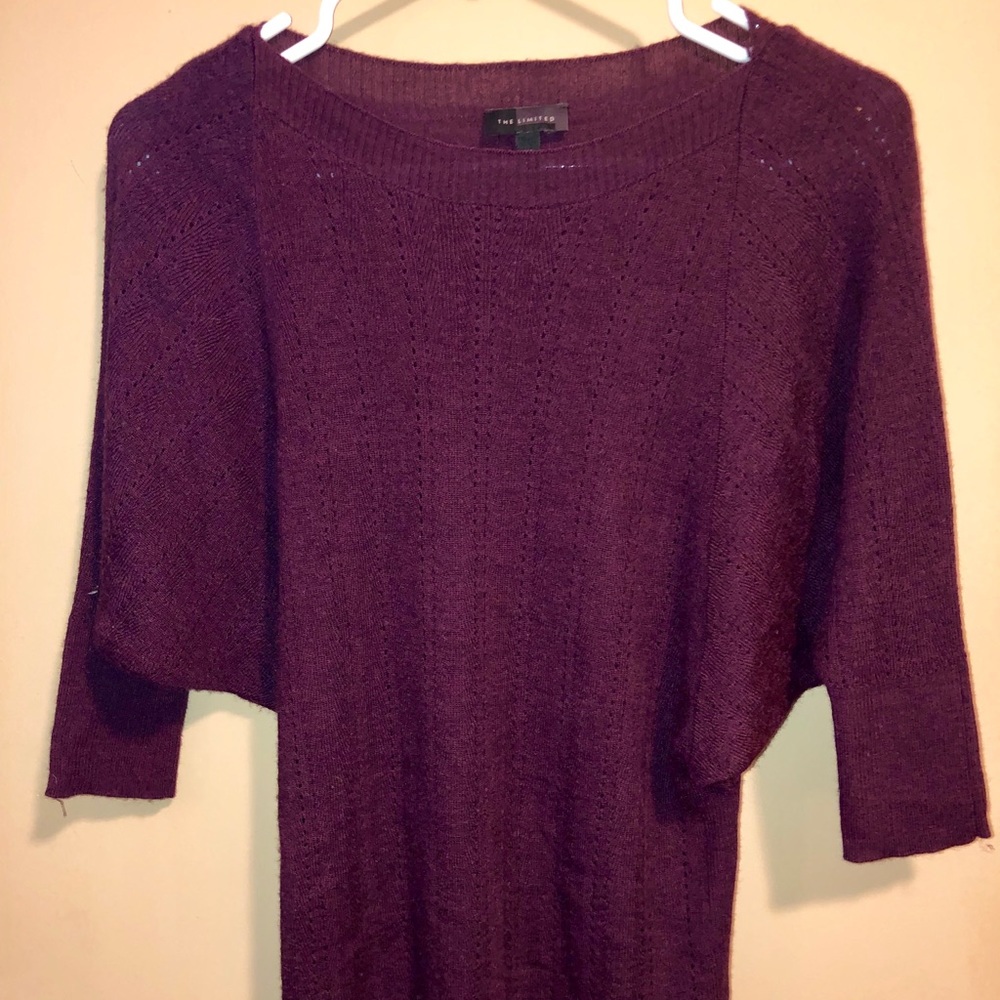 Women’s XS Limited Merino Wool Dolman Pointelle